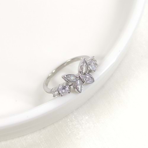 İTHAL KELEBEK GÜMÜŞ YÜZÜK - 14