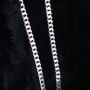 6,80 MM GURMET GÜMÜŞ ZİNCİR KOLYE 65 CM