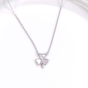 İTHAL SEDEF 10 MM YONCA GÜMÜŞ KOLYE