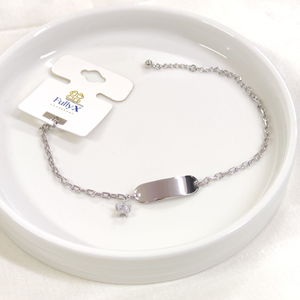 FULLYX PLAKA BİLEKLİK 18+5 CM BEYAZ