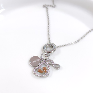 ÇELİK AYAKLI SONSUZLUK KOLYE 40+5 CM