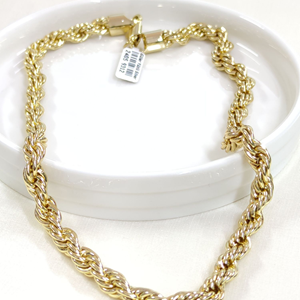 XUPING 8 MM KALIN BURGU ZİNCİR 50 CM KOLYE GOLD