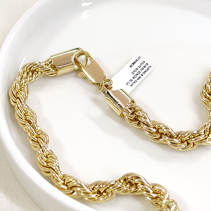 XUPING 8 MM KALIN BURGU ZİNCİR 50 CM KOLYE GOLD