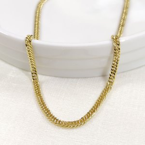 XUPING 3 MM SIK GURMET ZİNCİR 60 CM KOLYE GOLD