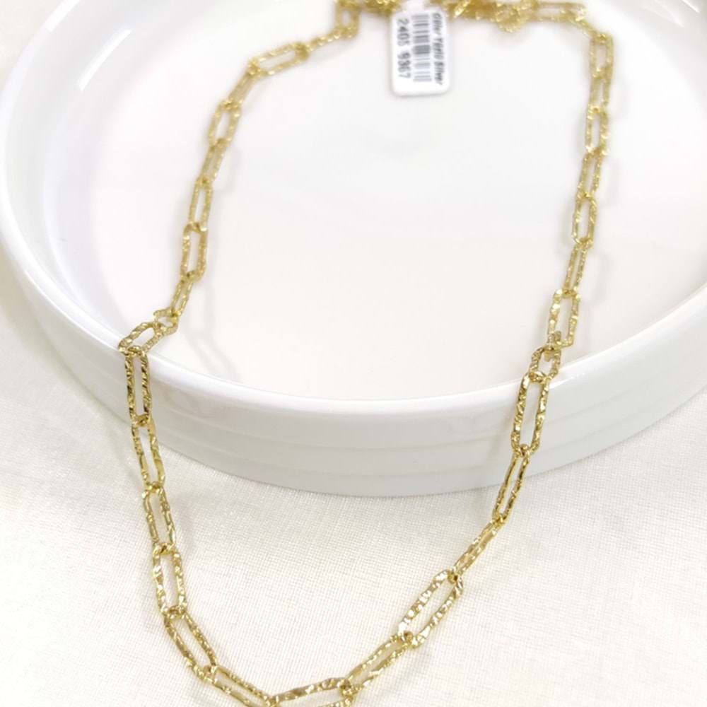 XUPING DESENLİ ATAÇ ZİNCİR 45 CM KOLYE GOLD