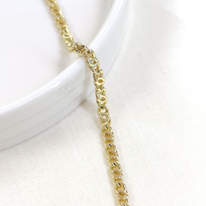 XUPING 4 MM KAPLAN GÖZÜ ZİNCİR 45 CM KOLYE GOLD