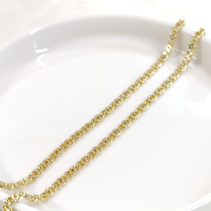 XUPING 4 MM KAPLAN GÖZÜ ZİNCİR 45 CM KOLYE GOLD