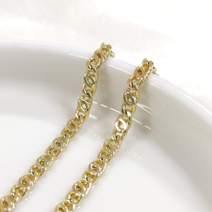 XUPING 4 MM KAPLAN GÖZÜ ZİNCİR 45 CM KOLYE GOLD