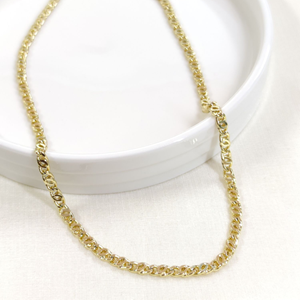 XUPING 4 MM KAPLAN GÖZÜ ZİNCİR 45 CM KOLYE GOLD
