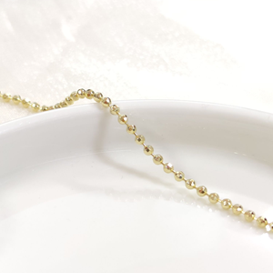 XUPING 2 MM LAZERLİ TOP ZİNCİR 60 CM KOLYE GOLD