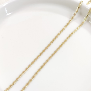 XUPING 2 MM AYNALI ZİNCİR 50 CM KOLYE GOLD