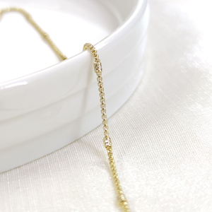 XUPING SİLİNDİR DETAYLI KÜP ZİNCİR 55+5 CM KOLYE GOLD