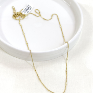 XUPING SİLİNDİR DETAYLI KÜP ZİNCİR 55+5 CM KOLYE GOLD