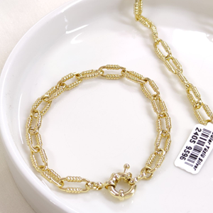 XUPING 5 MM DETAYLI ATAÇ 45 CM - 19 CM KOLYE BİLEKLİK SET GOLD