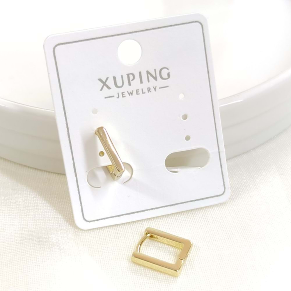 XUPING 9X6 MM ATAÇ HALKA KÜPE GOLD