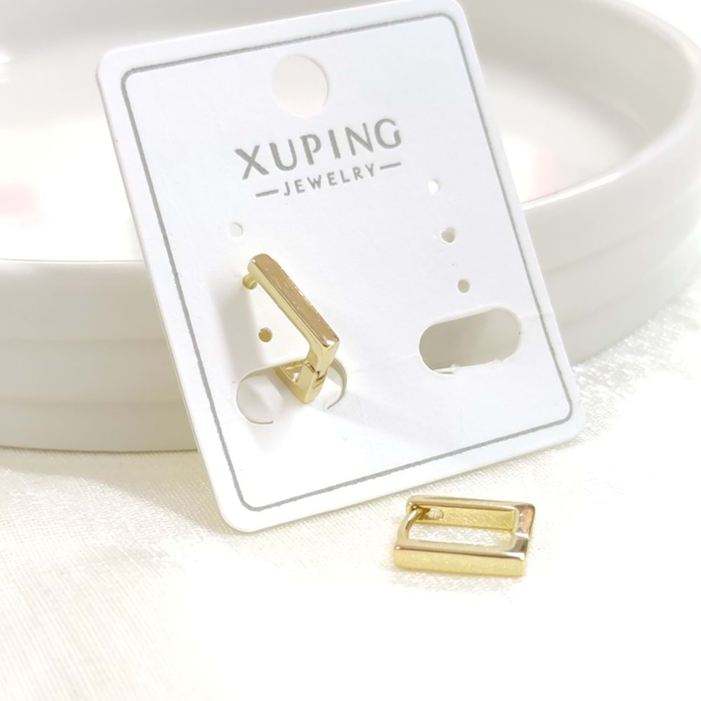 XUPING 9X6 MM ATAÇ HALKA KÜPE GOLD