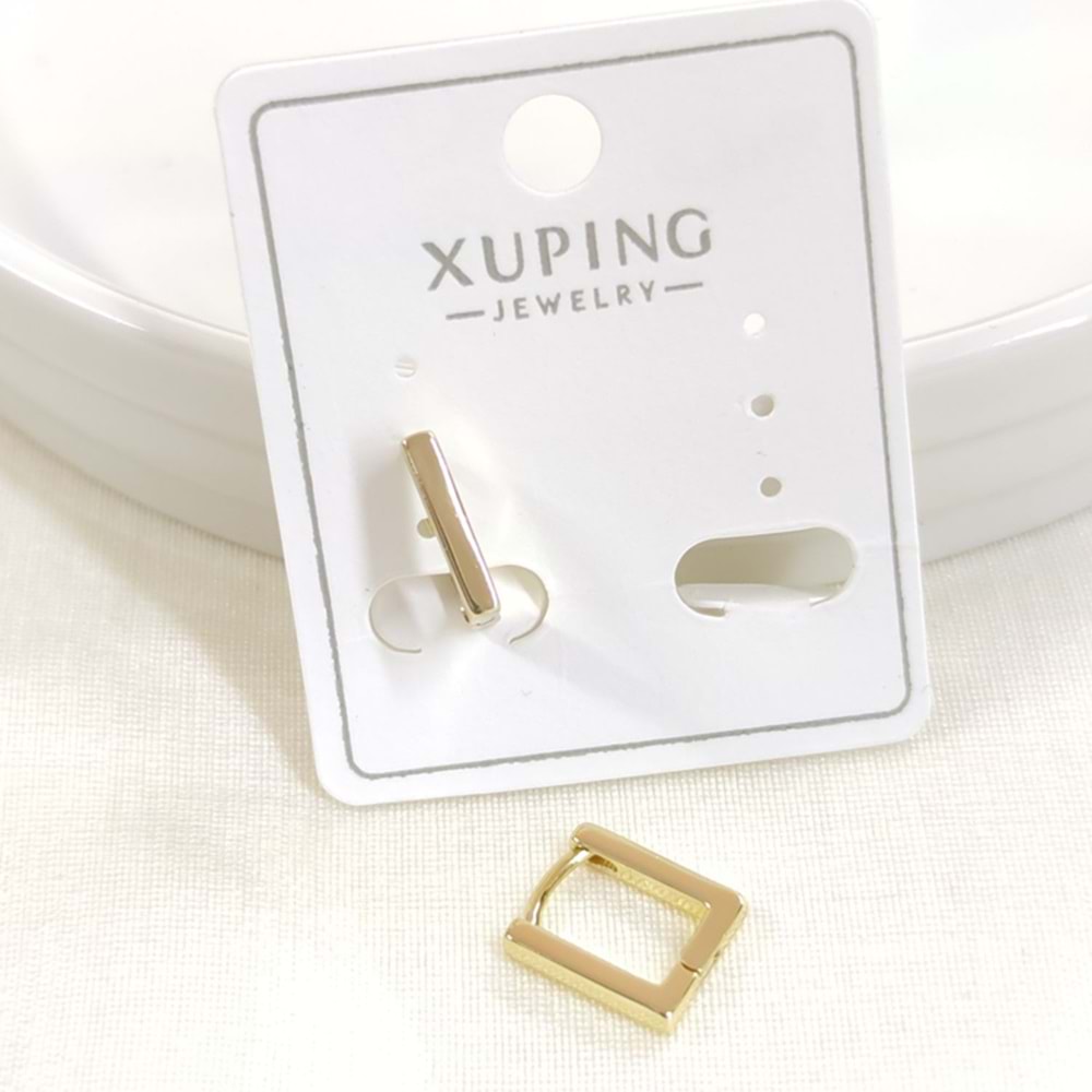 XUPING 9X6 MM ATAÇ HALKA KÜPE GOLD