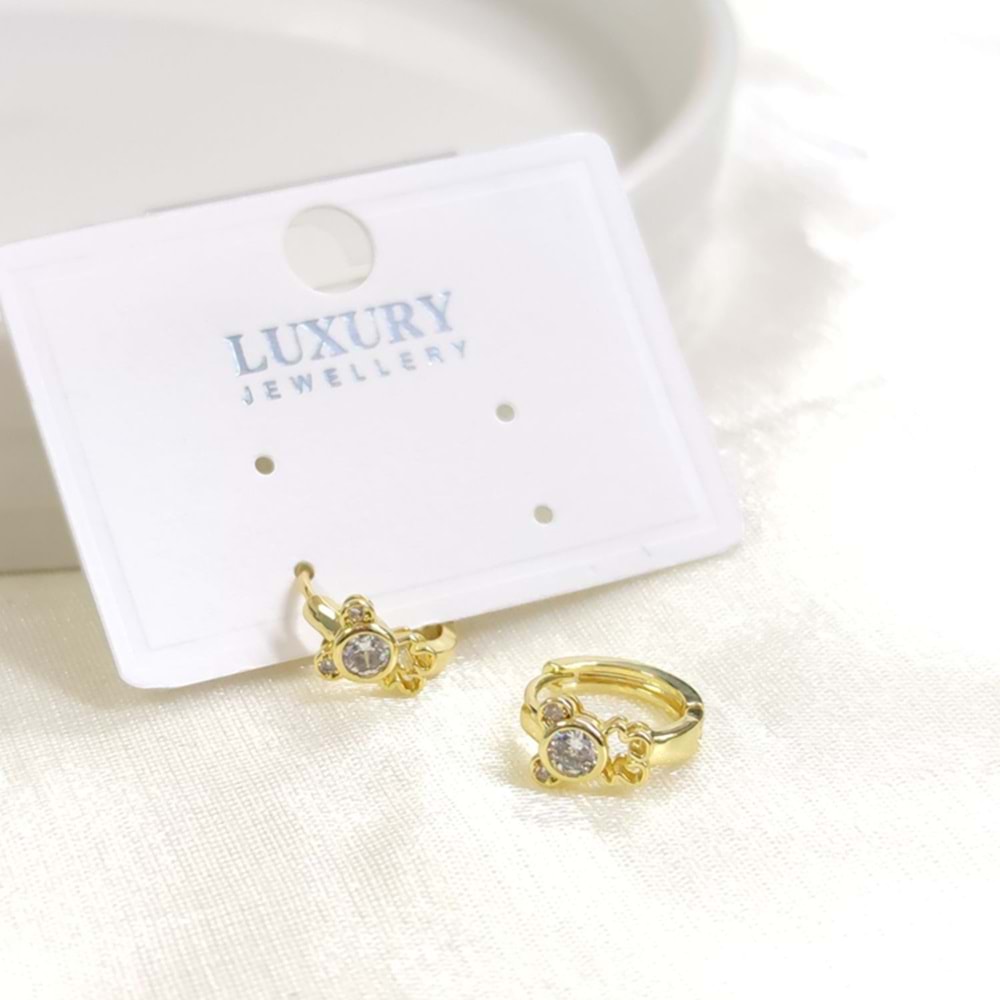 XUPING 10 MM AYICIKLI HALKA KÜPE GOLD