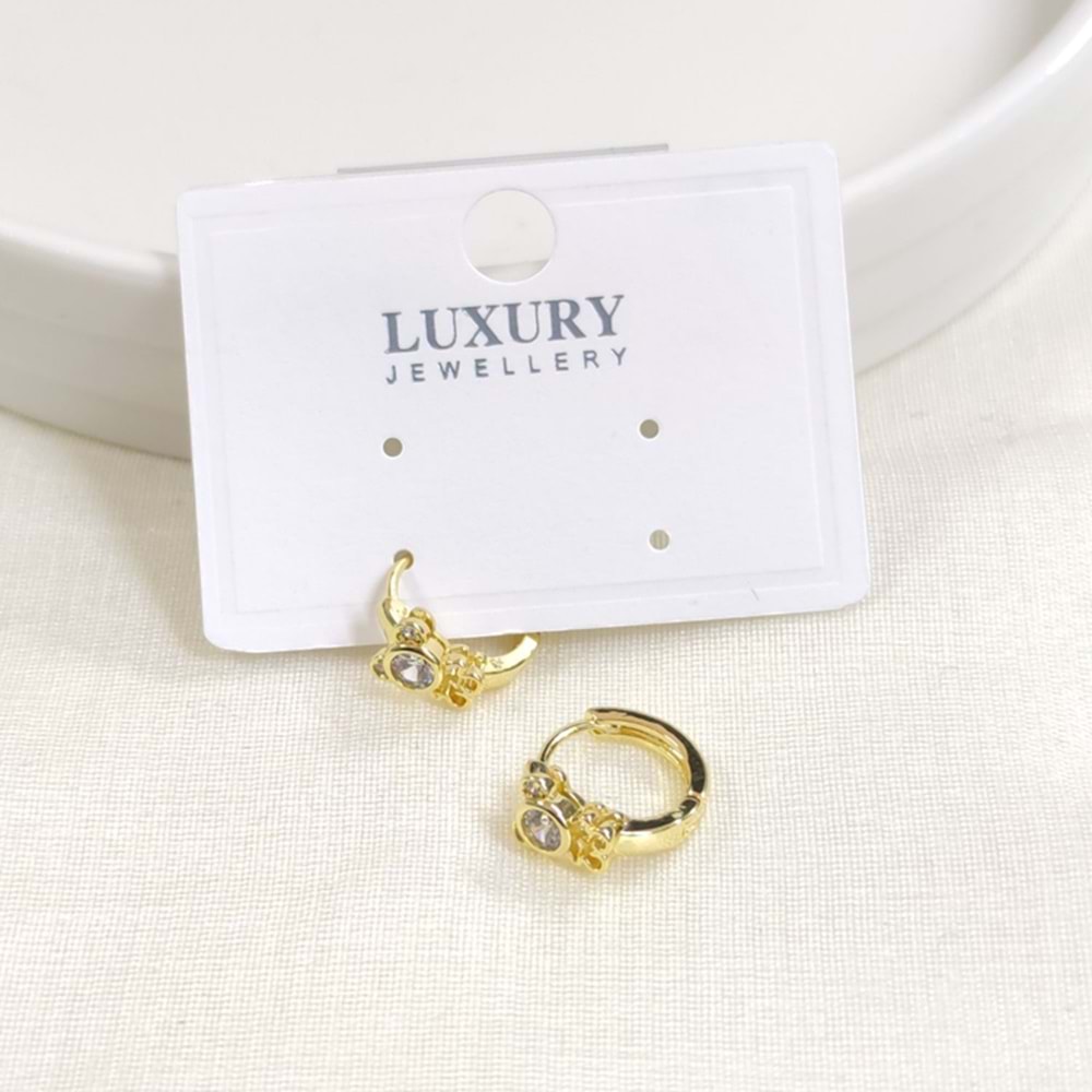 XUPING 10 MM AYICIKLI HALKA KÜPE GOLD