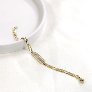 XUPING İSİM YAZILABİLEN ÇOCUK BİLEKLİK 14 CM GOLD