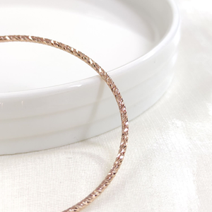 XUPING 60 MM DESENLİ 1 ADET BİLEZİK - ROSE BAKIR