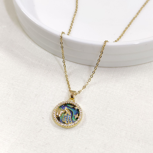 ÇELİK KOVA BURÇ KOLYE