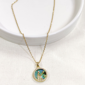 ÇELİK BAŞAK BURÇ KOLYE