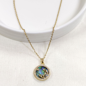 ÇELİK YENGEÇ BURÇ KOLYE