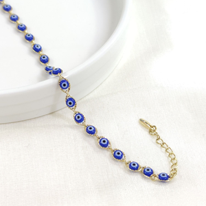 XUPING LACİ NAZAR BONCUKLU BİLEKLİK GOLD 18+3 CM