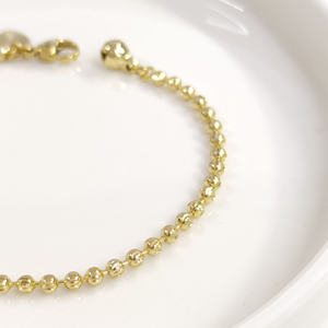 XUPING 3 MM İNCE LAZER TOP BİLEKLİK GOLD 20 CM