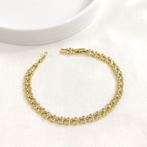 XUPING 5 MM ÇITIR BİLEKLİK GOLD 17+2 CM
