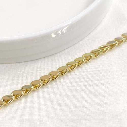 XUPING 4 MM ARPA BİLEKLİK GOLD 19 CM