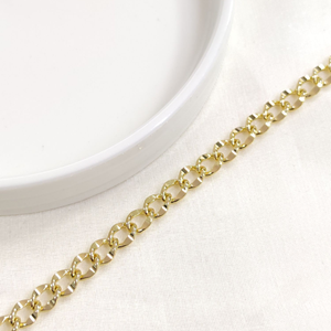 XUPING 5,5 MM HALLOW HALKA BİLEKLİK GOLD 20 CM