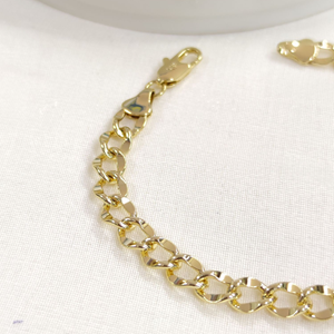 XUPING 5,5 MM HALLOW HALKA BİLEKLİK GOLD 20 CM