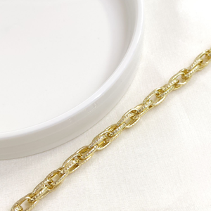 XUPING 7 MM HALKALI HALLOW MODEL BİLEKLİK GOLD 19+3 CM