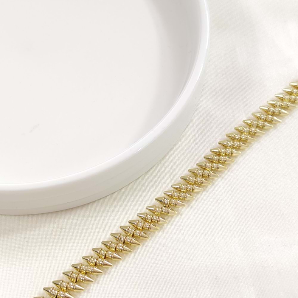 XUPING 10 MM OK BİLEKLİK GOLD 18+3 CM
