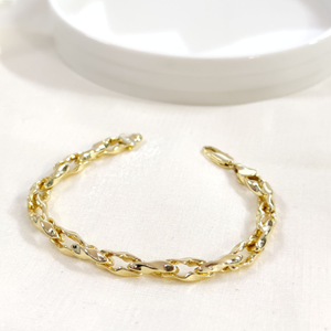 XUPING BURGU HALKALI BİLEKLİK GOLD 19 CM