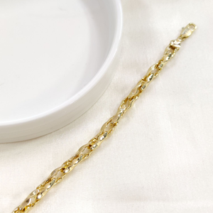 XUPING BURGU HALKALI BİLEKLİK GOLD 19 CM