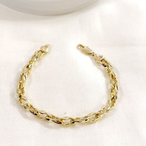 XUPING BURGU HALKALI BİLEKLİK GOLD 19 CM
