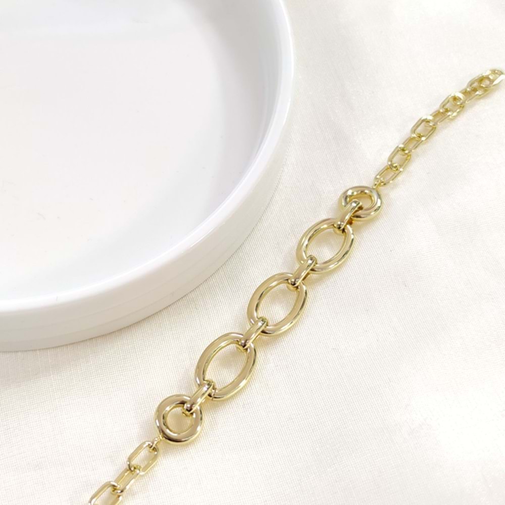 XUPING HALKALI BİLEKLİK GOLD 19 CM