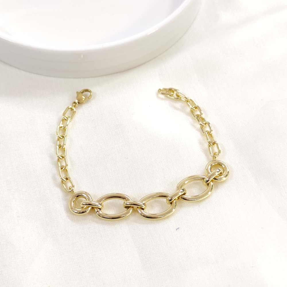 XUPING HALKALI BİLEKLİK GOLD 19 CM