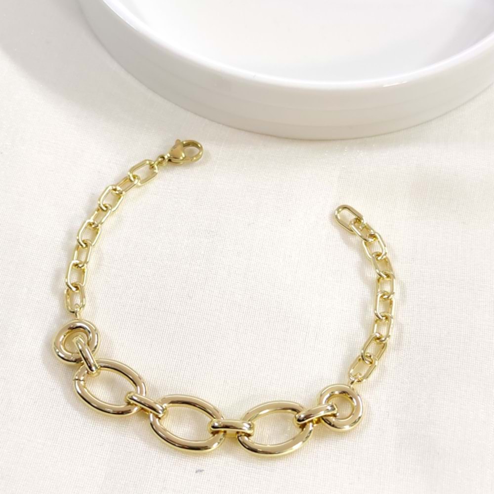 XUPING HALKALI BİLEKLİK GOLD 19 CM