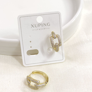 XUPING TAŞLI KEMER 14 MM HALKA KÜPE GOLD