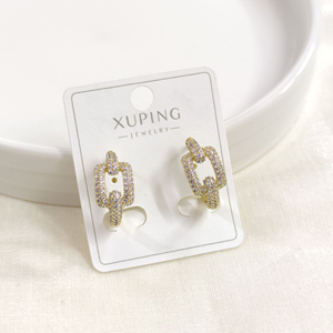 XUPING TAŞLI KEMER 14 MM HALKA KÜPE GOLD