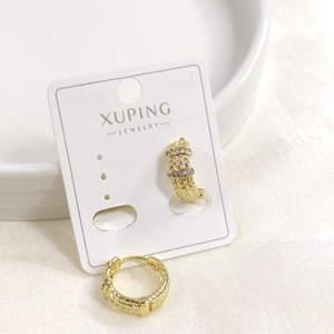 XUPING 12 MM HALKA KÜPE GOLD
