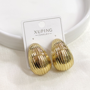 XUPING 3 CM ÇİVİ MİDYE KÜPE GOLD
