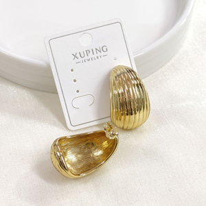 XUPING 3 CM ÇİVİ MİDYE KÜPE GOLD