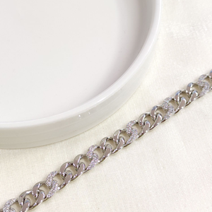 XUPING TAŞLI GURMET BİLEKLİK BEYAZ 17+2CM