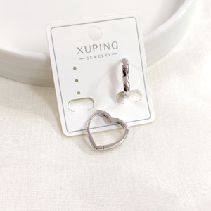 XUPING 14 MM KALP HALKA KÜPE BEYAZ