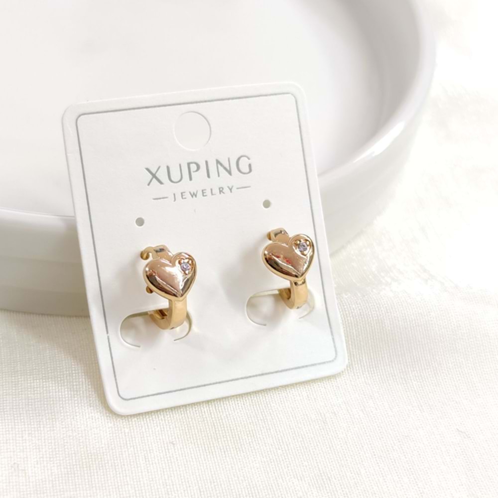 XUPING 10 MM KALP HALKA KÜPE ROSE